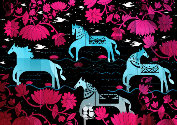 Ashava 62: "Lotus Pond at Midnight"