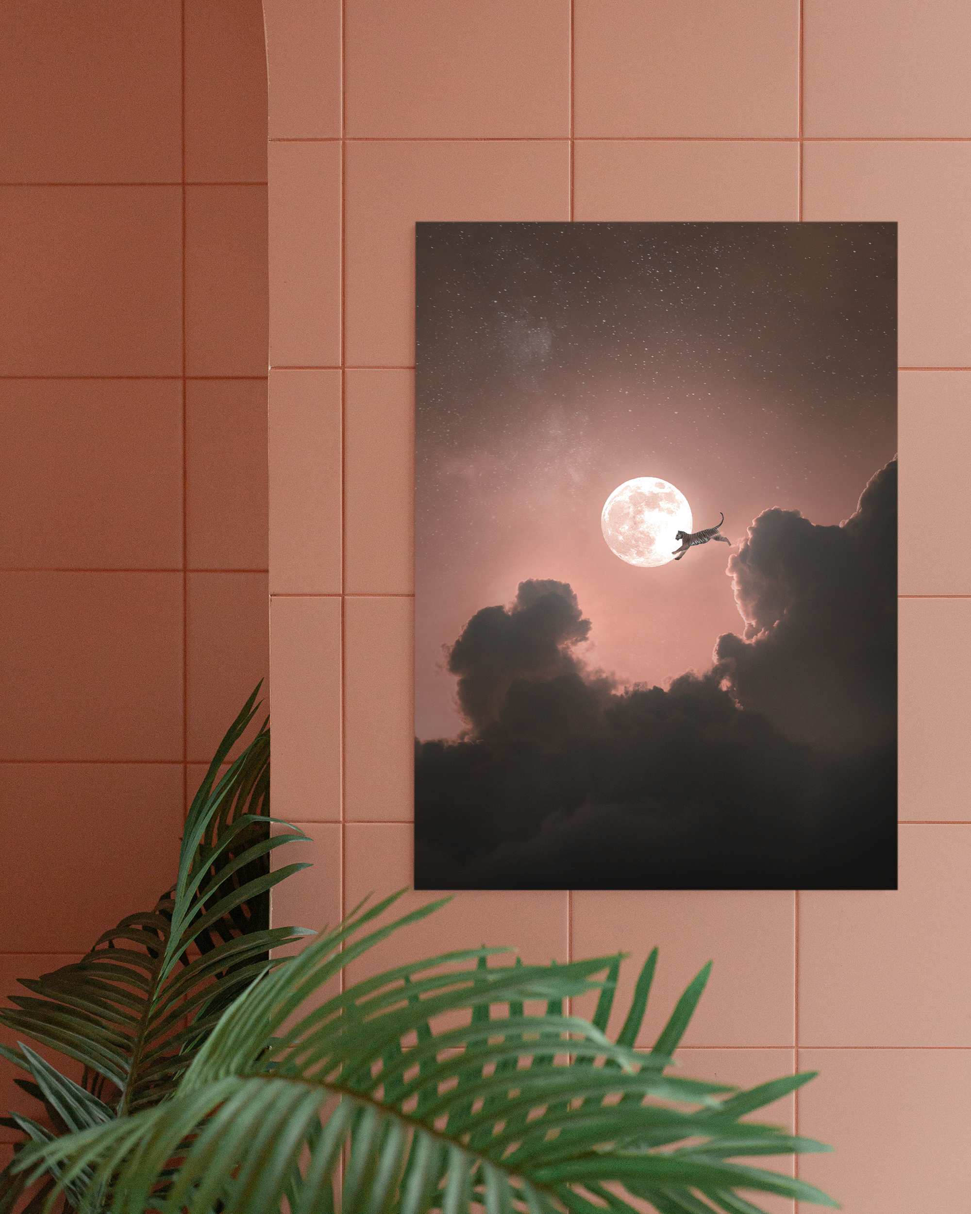 Getaway framed wall art mockup 1 – OgruStudios digital art print