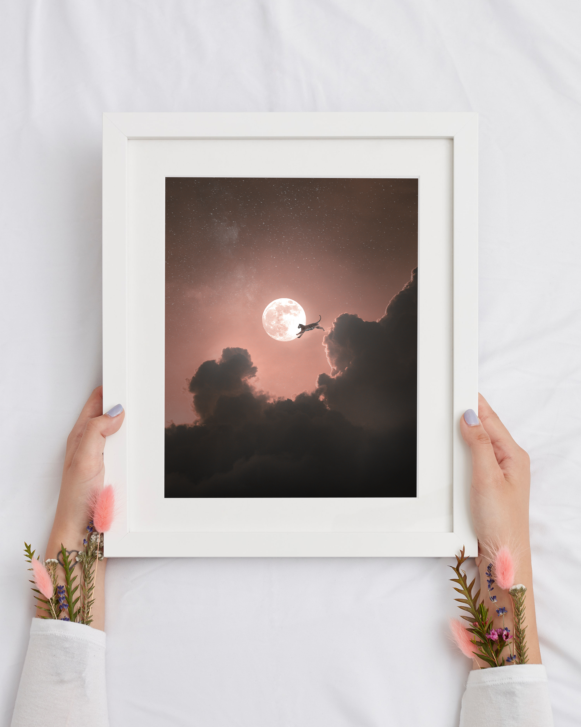 Getaway framed wall art mockup 2 – OgruStudios digital art print