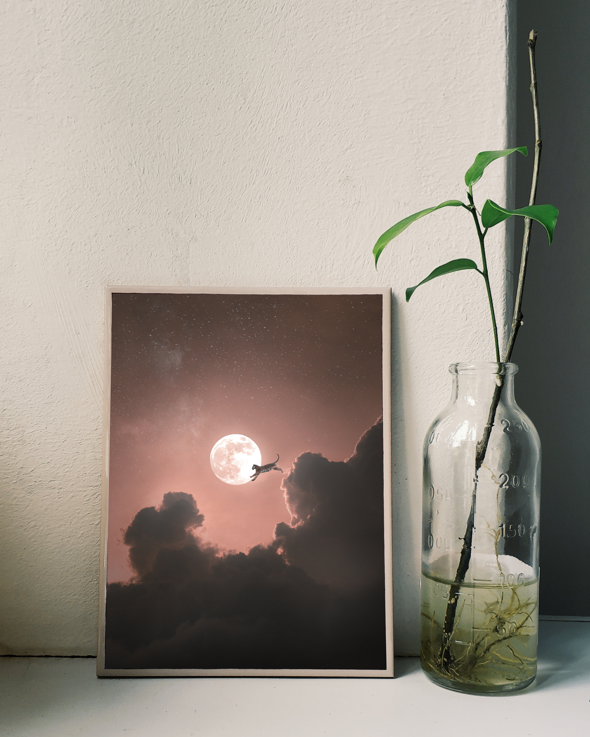 Getaway framed wall art mockup 3 – OgruStudios digital art print