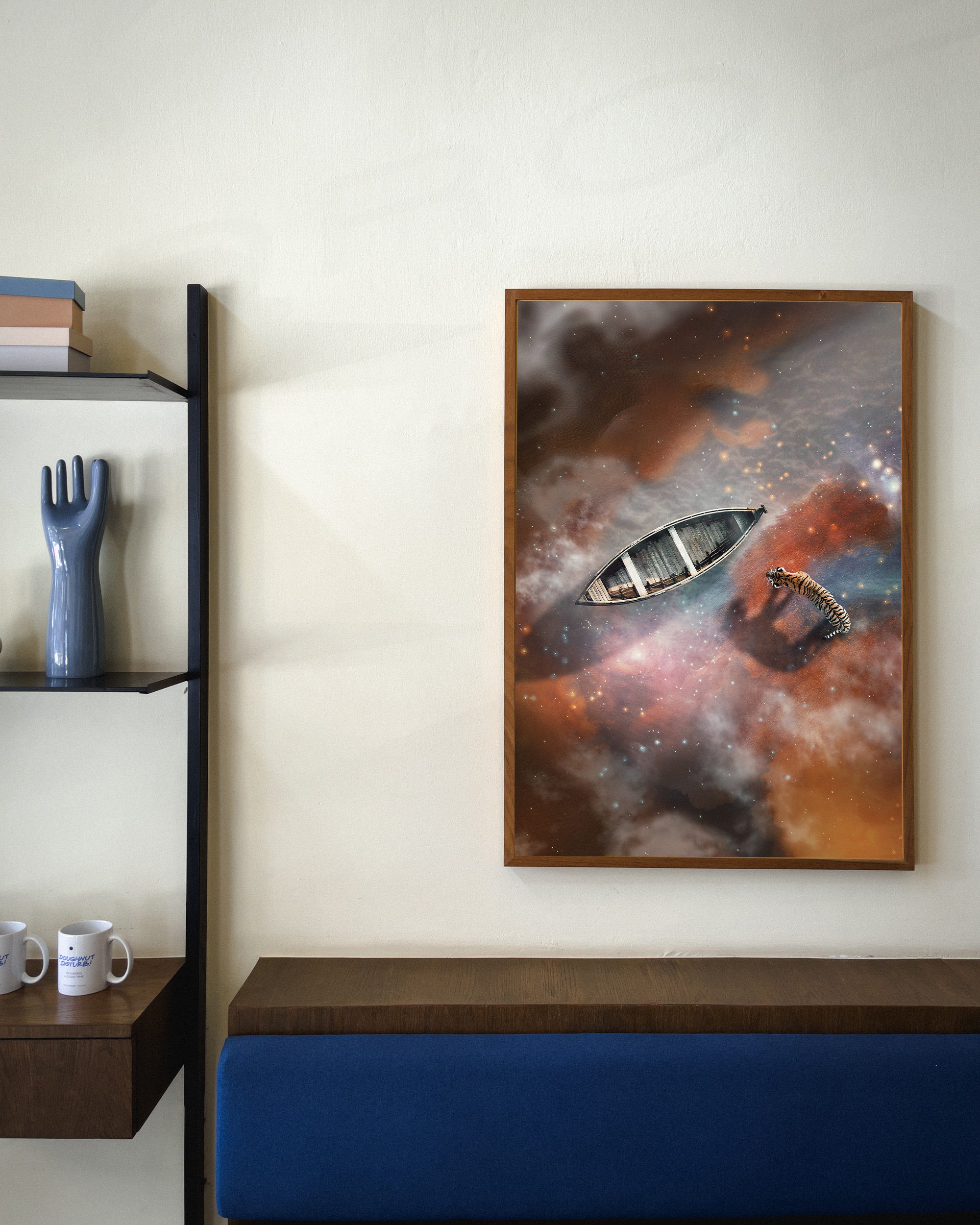 I Belong Here framed wall art mockup 3 – OgruStudios digital art print