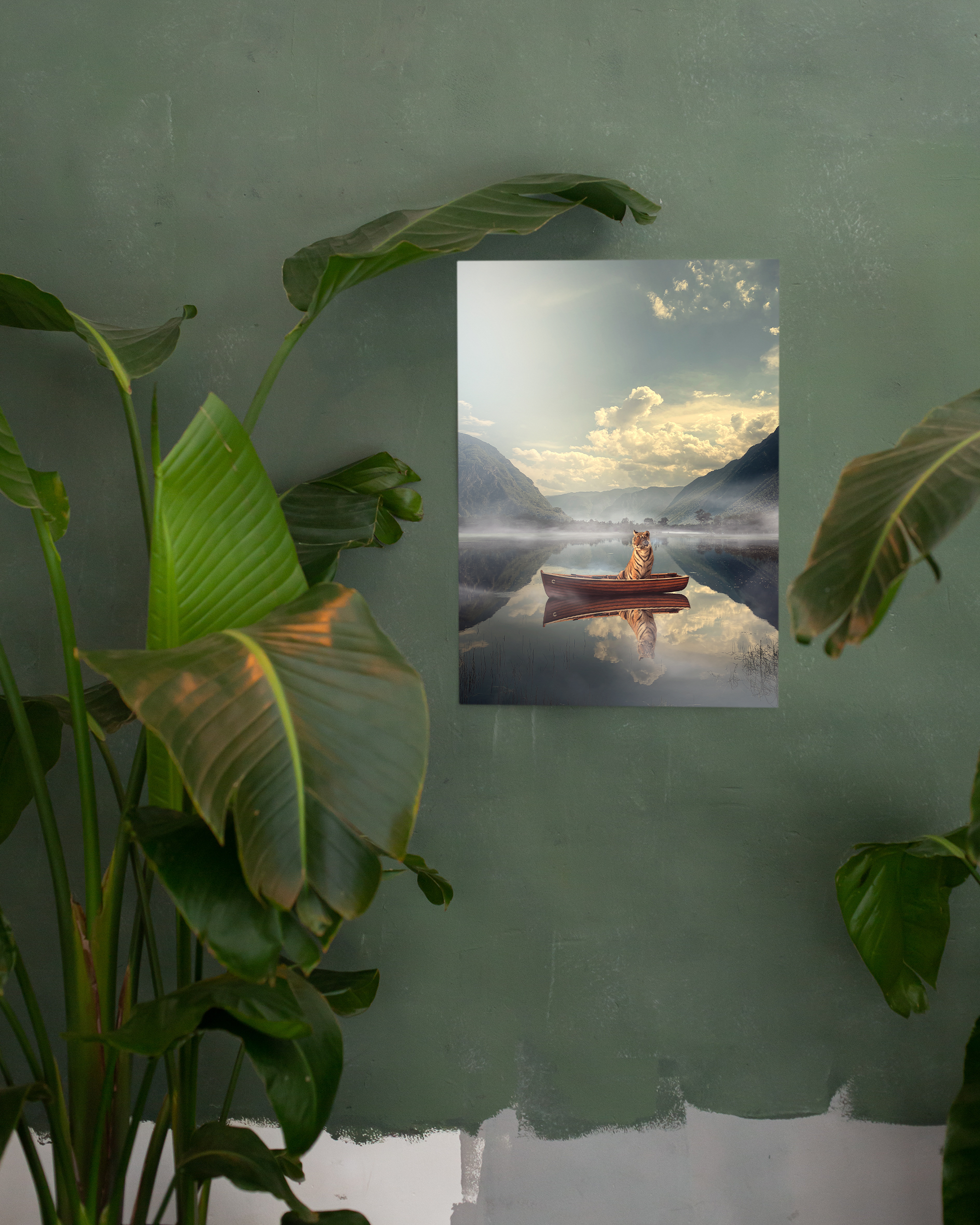 Long Way From Home framed wall art mockup 1 – OgruStudios digital art print