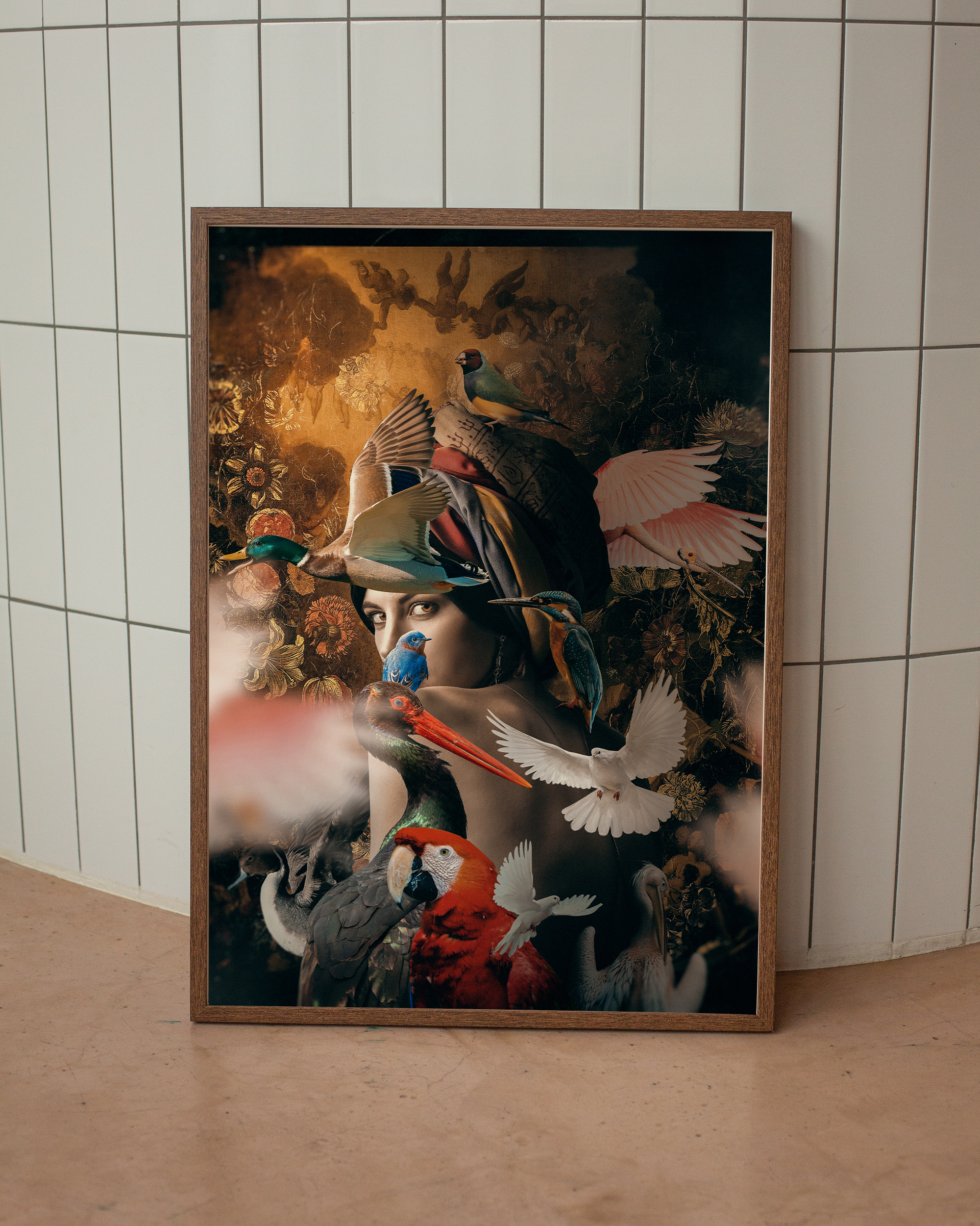 Pagan Rituals framed wall art mockup 2 – OgruStudios digital art print